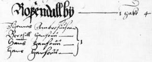 Rostabönder 1565